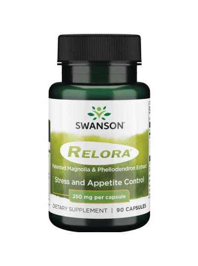 Swanson Relora Patented Magnolia & Phellodendron Extract 90 Capsules