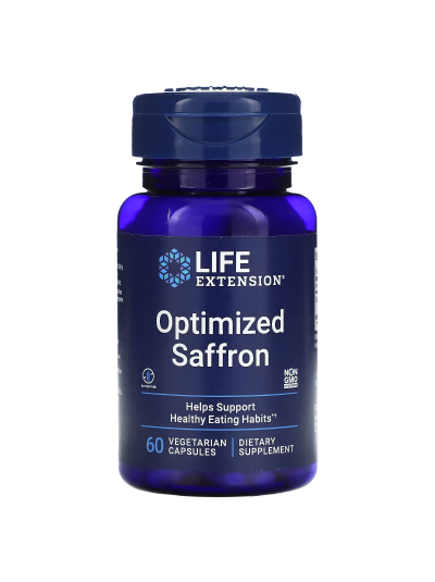 Life Extension, Optimized Saffron, 60 vegetable capsules