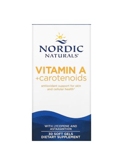 Nordic Naturals, Vitamin A + Carotenoids, 30 Softgels