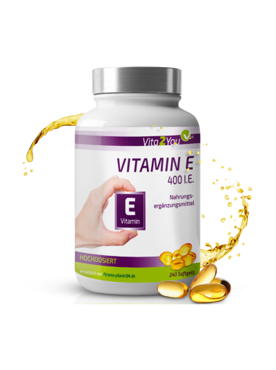 Vita2You Vitamin E 400 IU - 240 Softgel Capsules