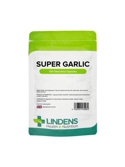 Lindens Odourless Super Garlic 6000 mg 120 capsules