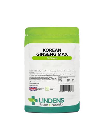 Lindens Korean Ginseng Max 3125 mg 90 tablets