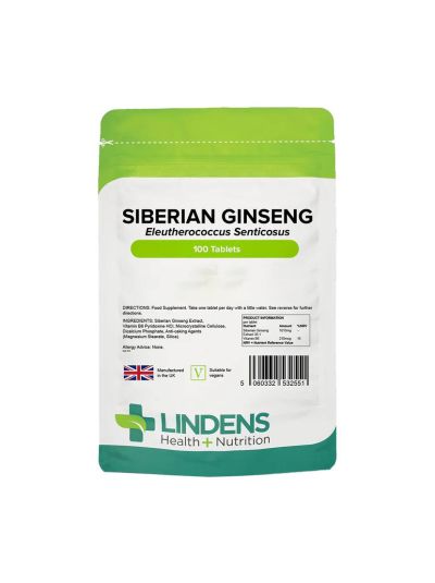 Lindens Siberian Ginseng 1000 mg  - 100 tablets