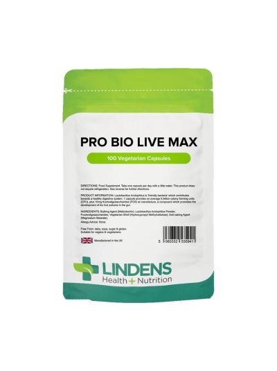 Lindens Probiotics Pro Bio Live Max 6 billion CFU