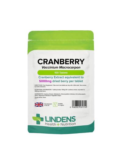 Lindens Cranberry Juice 5000 mg (100 tablets)