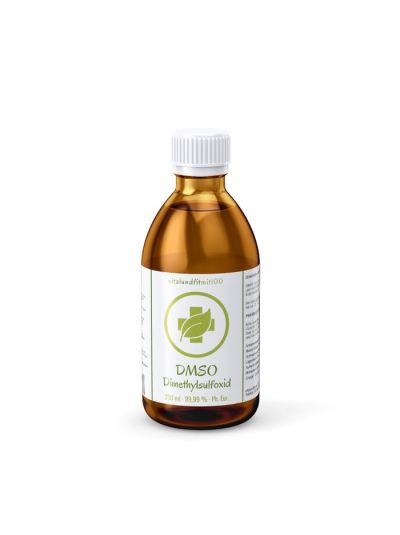 Vitalundfitmit100 DMSO Dimethylsulfoxid 99,9 % (Ph. Eur.) in Braunglas 250 ml