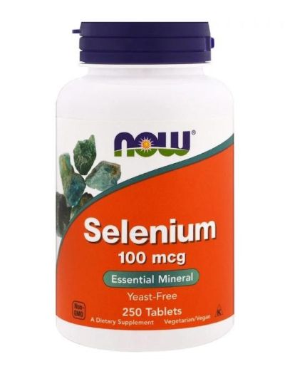 Now Foods Selenium without Yeast 100 mcg 250 Tablets