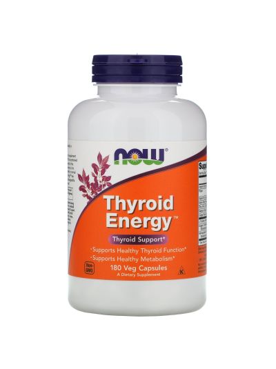NOW FOODS THYROID ENERGY 180 VEGETARIAN CAPSULES