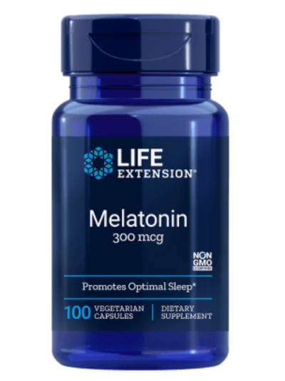 Life Extension Melatonin, 300 mcg, 100 vegetarian capsules