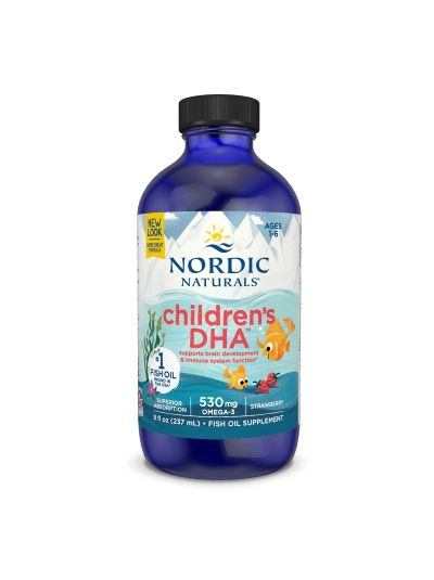 NORDIC NATURALS FOR KIDS 1-6, STRAWBERRY, 530 MG, 237 ML