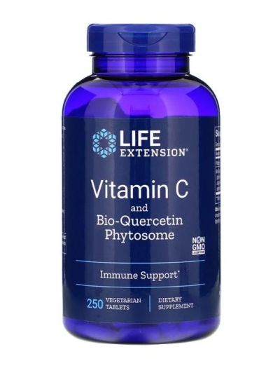 Life Extension Vitamin C and Bio-Quercetin Phytosome 250 Tablets