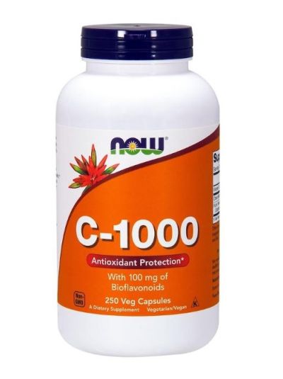 NOW FOODS C-1000 WITH 100 MG BIOFLAVONOIDS 250 CAPSULES