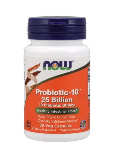 NOW FOODS PROBIOTICS-10 25 BILLION 30 VEGETARIAN CAPSULES