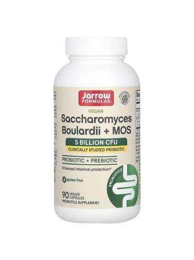 Jarrow Formulas Saccharomyces Boulardii + MOS 90 Veggiekapseln