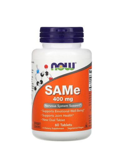 Now Foods SAMe 400 mg 60 Tablets