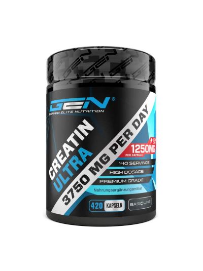 German Elite Nutrition Creatine Ultra Caps, 100% Pure, 420 capsules