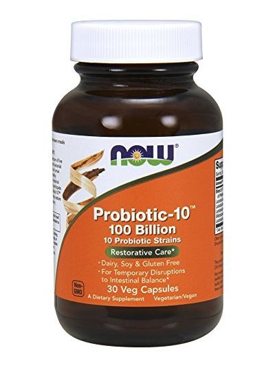 Now Foods Probiotic-10 100 Billion 30 Veg Capsules