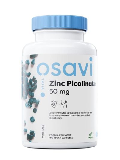 Osavi Zinc Picolinate - 50mg - 180 vegan caps