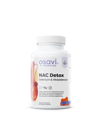 Osavi NAC Detox, Selenium & Molybdenum - 60 vegan capsules