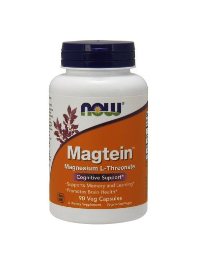 Now Foods Magtein (Magnesium L-Threonate) 90 Veg Capsules