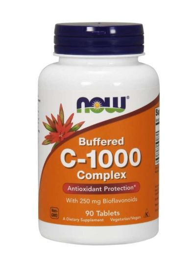 NOW FOODS C-1000 COMPLEX BUFFERED C, SLOW RELEASE 90 TABLETS