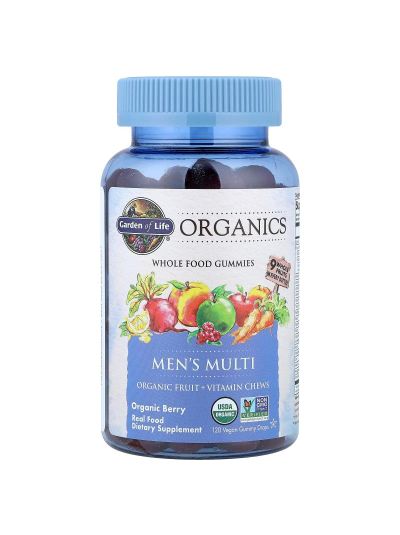 Garden of Life, Organics, Men's Multi, Organic Berry, 120 Vegan Gummy Drops