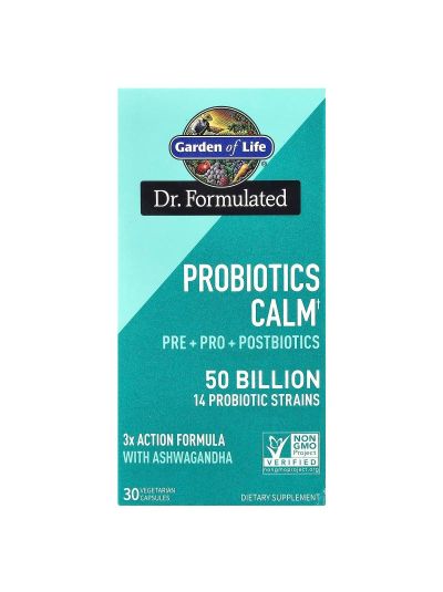 Garden of Life, Probiotics Calm, 50 Billion, 30 Vegetarian Capsules