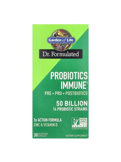 Garden of Life, Probiotics Immune, 30 Vegetarian Capsules