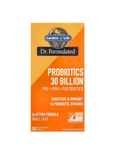 Garden of Life, Probiotics, 30 Mini Vegetarian Capsules