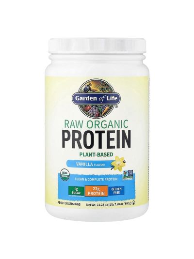 Garden of Life, RAW Organic Protein, Vanilla, 1 lb 7.28 oz (660 g)