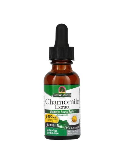 Nature's Answer, Chamomile Extract, Kamillenextrakt, alkoholfrei, 2.400 mg, 30 ml (1 fl. oz.)
