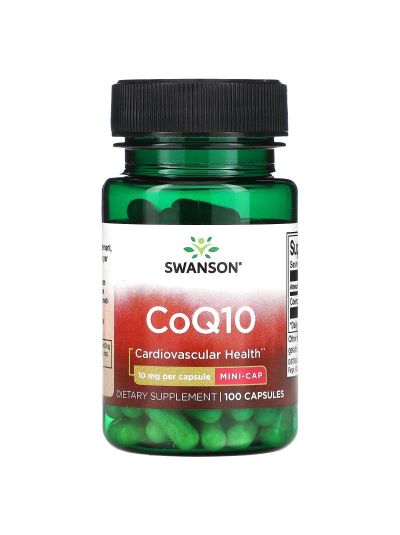 Swanson, CoQ10, 10 mg, 100 Kapseln