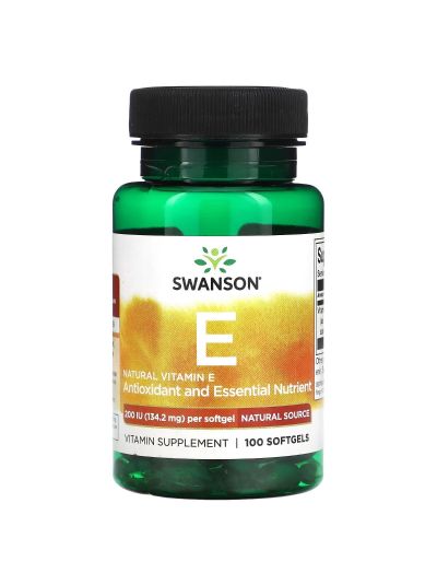 Swanson, Natural Vitamin E, 134.2 mg, 100 Softgels