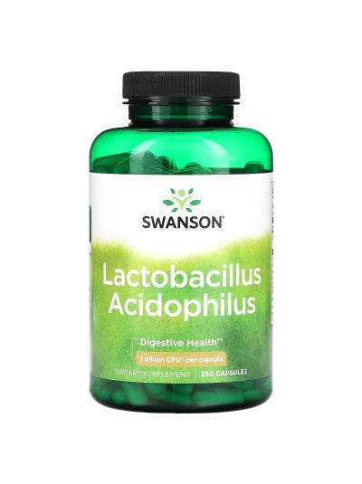 Swanson, Lactobacillus Acidophilus, 1 Billion CFU, 250 Capsules