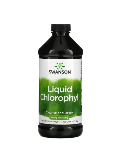 Swanson, Liquid Chlorophyll, 100 mg, 473 ml