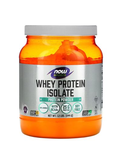 NOW Foods, Sports, Whey Protein Isolate, Unflavored, 544 g