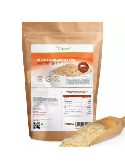 Vit4ever Psyllium Husks - 1100 g - 99% Purity