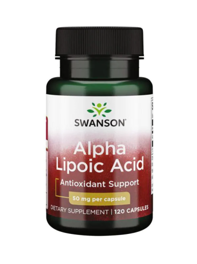 Swanson Alpha Lipoic Acid 50 mg 120 Capsules