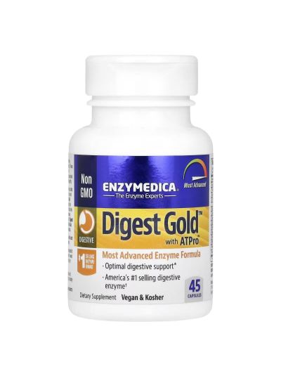 Enzymedica, Digest Gold with ATPro, 45 Capsules