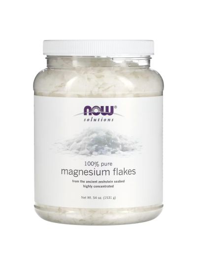 NOW Foods, Solutions, Magnesium Flakes, 100% Pure, 1531 g