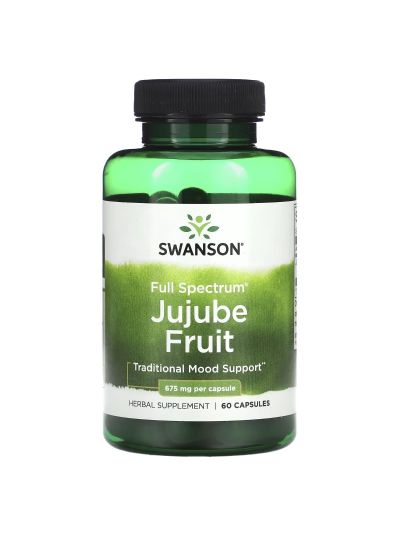 Swanson, Full Spectrum Jujube Fruit, 675 mg, 60 Capsules