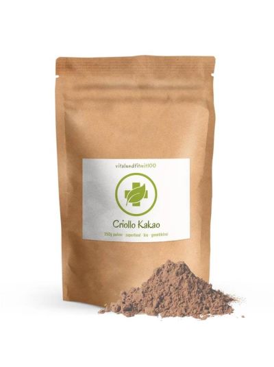 Vitalundfitmit100 Bio Criollo Cocoa powder raw 250 g