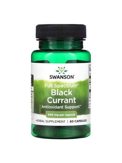 Swanson, Full Spectrum Black Currant, 400 mg, 60 Capsules