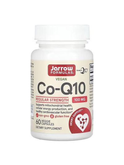 Jarrow Formulas Co-Q10, 100 mg, 60 Veggie Caps