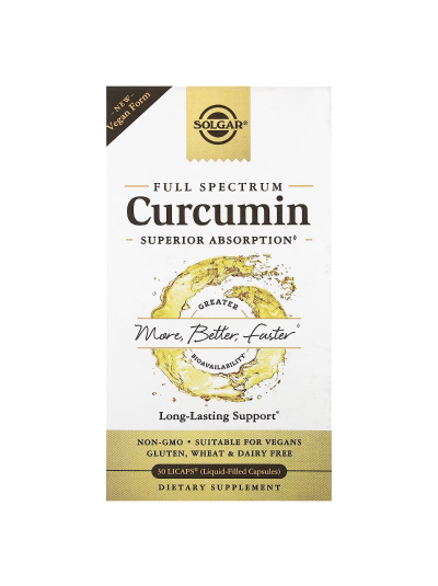 Solgar, Full Spectrum Curcumin, 30 LiCaps