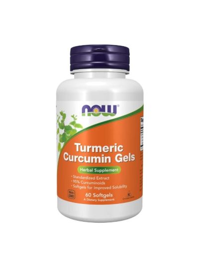 NOW FOODS TURMERIC CURCUMIN KURKUMA 60 SOFTGELS