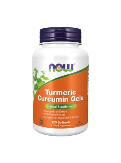 NOW FOODS TURMERIC CURCUMIN KURKUMA 120 SOFTGELS