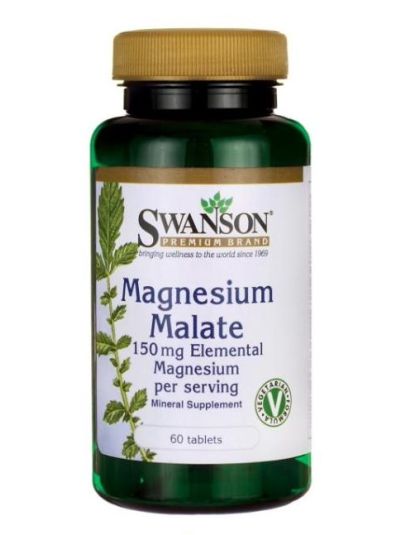 SWANSON MAGNESIUM MALATE (150MG ELEMENTARY) 60 TABLETS