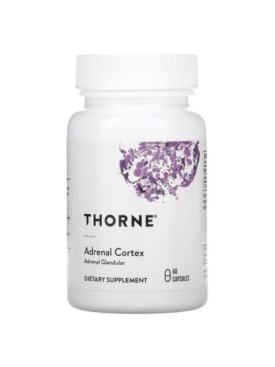 Thorne Research Adrenal Cortex, adrenal cortex, 60 capsules