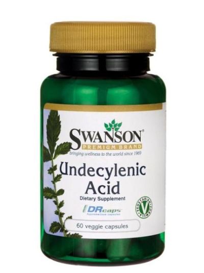 SWANSON UNDECYLENIC ACID 60 CAPSULES